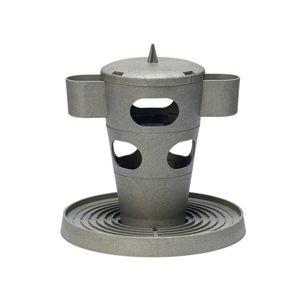 Beeztees H&uuml;hner Snack-Turm 30x30x32,5 cm Grau