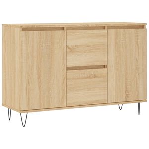 vidaXL Sideboard Sonoma-Eiche 101,5x35x70 cm Holzwerkstoff