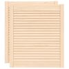 vidaXL Schrankt&uuml;ren Lamellen-Design 2 Stk. 69x59,4 cm Massivholz