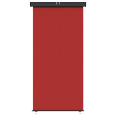 vidaXL Balkon-Seitenmarkise 145x250 cm Rot