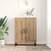 vidaXL Sideboard Artisan-Eiche 69,5 x 34 x 90 cm Verbundholz und Eisen