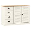 vidaXL Sideboard mit Schubladen VIGO 113x40x75 cm Massivholz Kiefer