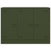 vidaXL Sideboard Olivgrün 99x39x73 cm Stahl