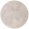 vidaXL Innenteppich GALATI Beige &Oslash; 200 CM Polyester