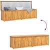 vidaXL Gartenbox 200x50x55 cm Massivholz Teak