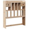 vidaXL Kopfteil mit Stauraum 90 cm Massivholz Kiefer