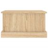 vidaXL Aufbewahrungsbox Sonoma-Eiche 50 x 30 x 28 cm Holzwerkstoff