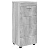 vidaXL Badezimmerschrank-Set TULUM Graues Sonoma 37 x 31,5 x 82 cm