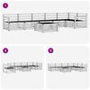 vidaXL Outdoor-Sofagarnitur 7 pcs Natur Massivholz Akazie
