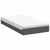 vidaXL Matratze Wei&szlig; und Grau 80 x 160 cm Jacquard-Stoff