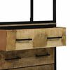 vidaXL Highboard Braun 70 x 35 x 180 cm Massivholz Mango