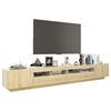 vidaXL TV-Schrank mit LED-Leuchten Sonoma-Eiche 260x35x40 cm