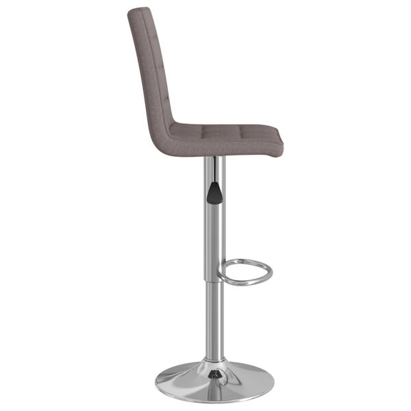 vidaXL Barhocker Taupe Stoff