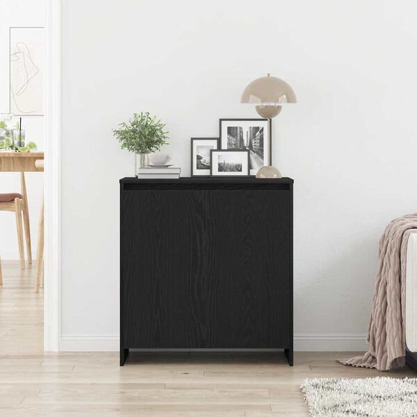 vidaXL Sideboard Schwarze Eiche 70 x 41 x 75 cm Holzwerkstoff