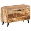 vidaXL Schuhbank 80x30x45 cm Massivholz Mango
