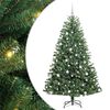 vidaXL K&uuml;nstlicher klappbarer Weihnachtsbaum Gr&uuml;n 180 cm
