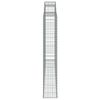 vidaXL Gabionen mit Hochbogen 7 Stk. 300x30x180/200cm Verzinktes Eisen
