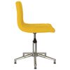 vidaXL Esszimmerst&uuml;hle 2 Stk. Drehbar Senfgelb Samt