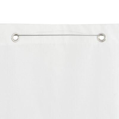 vidaXL Balkon-Sichtschutz Weiß 100x240 cm Oxford-Gewebe
