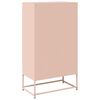 vidaXL Highboard Rosa 68x39x123 cm Stahl