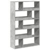 vidaXL B&uuml;cherregal Betongrau 100x33x156,5 cm Holzwerkstoff