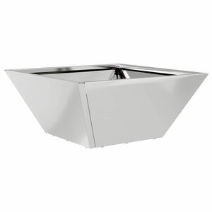 vidaXL Garten-Pflanzgef&auml;&szlig; Silber 35 x 35 x 15 cm Verzinkter Stahl