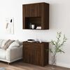 vidaXL Highboard Braun Eichen-Optik Holzwerkstoff
