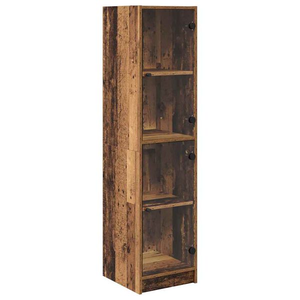 vidaXL Highboard Altholz 35 x 37 x 142 cm Holzwerkstoff