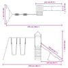 vidaXL Spielturm Impr&auml;gniertes Kiefernholz