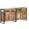 vidaXL Sideboard 172x35x80 cm Altholz Massiv