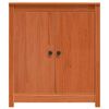 vidaXL Sideboard Wachsbraun 70 x 35 x 80 cm Massives Kiefernholz
