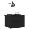 vidaXL Nachttisch Schwarz 40x30x30 cm Holzwerkstoff