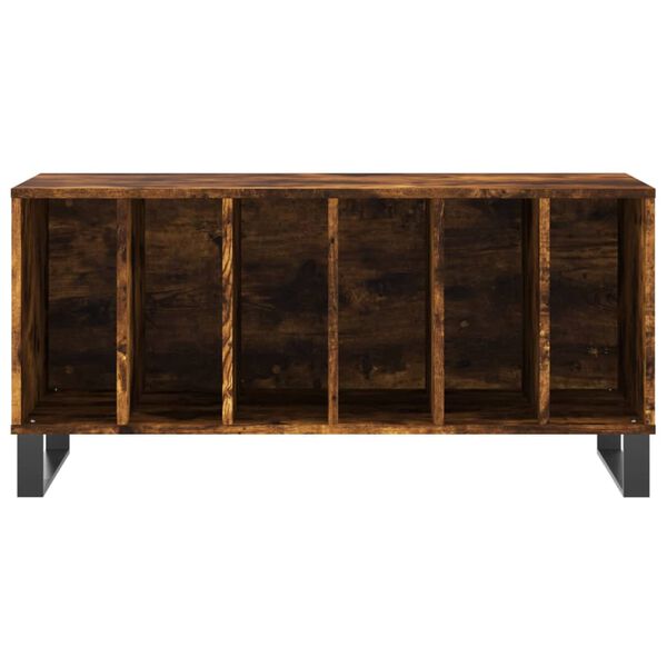 vidaXL Plattenschrank Räuchereiche 100x38x48 cm Holzwerkstoff