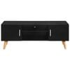 vidaXL TV-Schrank Schwarz 120&times;40&times;46 cm MDF