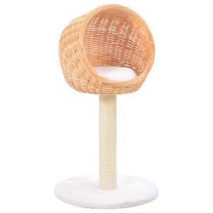 vidaXL Katzen-Kratzbaum Sisal Nat&uuml;rliches Weidenholz