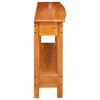 vidaXL Konsolentisch Natur 115 x 32 x 76 cm Massives Mahagoni Holz