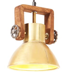 vidaXL H&auml;ngelampe Industriestil 25 W Messing Rund 19 cm E27