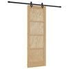 vidaXL Schiebet&uuml;r ORKDAL 73,5 x 211 cm Massives Kiefernholz Natur