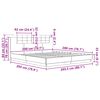 vidaXL Bettgestell mit Kopfteil Altholz 200 x 200 cm Holzwerkstoff