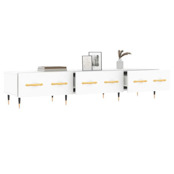 vidaXL TV-Schrank Wei&szlig; 150x36x30 cm Holzwerkstoff