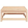 vidaXL Gartensofa ohne Armlehnen mit Fu&szlig;hocker Massivholz Kiefer