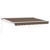 vidaXL Ausziehbare Markise Taupe 5 x 3 m Polyester und Aluminium