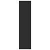 vidaXL Kleiderschrank Schwarz 30x50x200 cm Holzwerkstoff