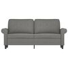 vidaXL 2-Sitzer-Sofa Dunkelgrau 140 cm Stoff