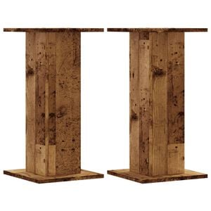 vidaXL Pflanzenst&auml;nder 2 Stk. Altholz-Optik 30x30x60 cm Holzwerkstoff