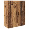 vidaXL Highboard mit Schubladen 2 pcs Altholz Engineered Wood und Glas