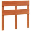 vidaXL Massivholzbett ohne Matratze Wachsbraun 90x190 cm Kiefernholz