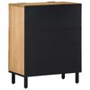 vidaXL Sideboard Braun 60x33x75 cm Massivholz Mango