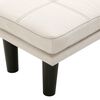 vidaXL 2-Sitzer-Sofa Creme Stoff