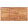 vidaXL Garten-Esstisch 180x90x77 cm Massivholz Teak